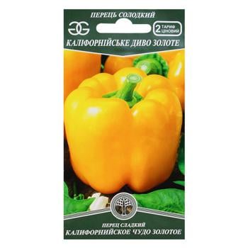 Golden Garden Garden Golden California Miracle Sweet Pepper Seeds 0.3g - buy, prices for NOVUS - photo 1