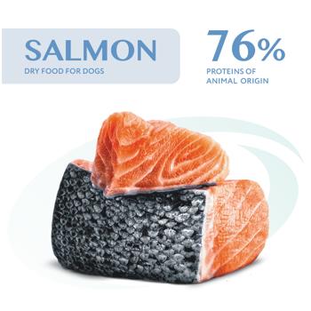 Optimeal Hypoallergenic Dry Food with Salmon for Adult Dogs of Medium and Large Breeds 1.5kg - buy, prices for - photo 2