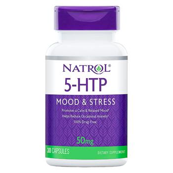 Natrol 5-HTP 5-Hydroxytryptophan 50mg 30 capsules