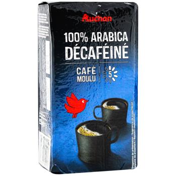 Кава Auchan Arabica без кофеїну мелена 250г - купити, ціни на - фото 2