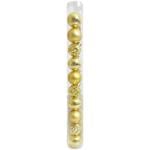 Actuel Set of Golden Christmas Balls 3cm 10pcs