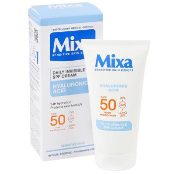 Крем для лица Mixa Hyaluronic Acid SPF50+ 50 мл - купить, цены на КОСМОС - фото 1