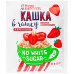 Каша овсяная Doctor Benner с клубникой 40г