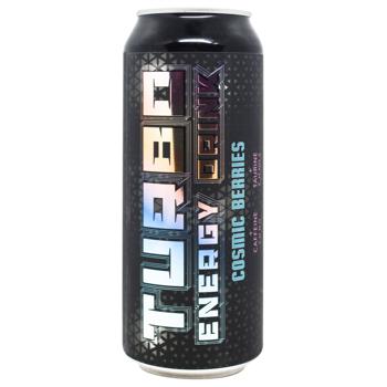 Напиток энергетический Turbo Energy Drink Cosmic Berries 0,5л - купить, цены на Auchan - фото 1