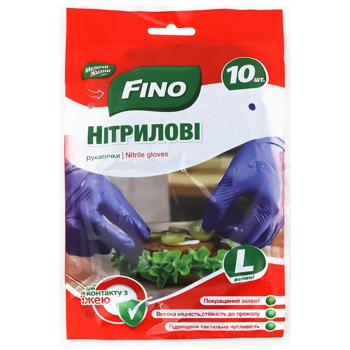 mitten fino nitrile 10pcs l