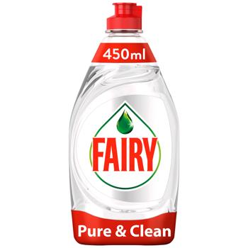 Засіб для миття посуду Fairy Pure & Clean 450мл - купити, ціни на КОСМОС - фото 1