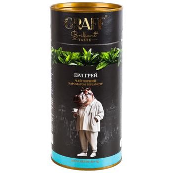 Graff Earl Grey Black Leaf Tea with Bergamot Flavor 80g - buy, prices for Auchan - photo 1