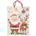 Пакет подарочный бумажный 39*30*12см