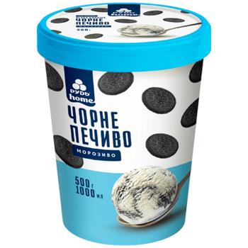 Мороженое Рудь Черное печенье 500г