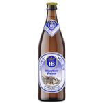 Пиво Hofbrau Munchner Weisse светлое нефильтрованное 5,1% 0,5л