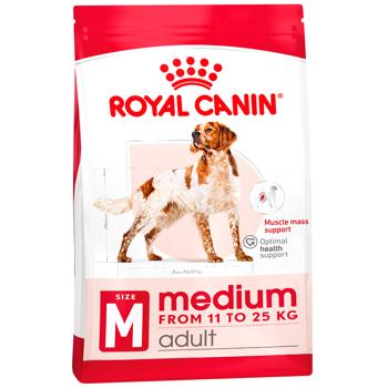 Royal Canin Medium Adult Dry Food with Poultry for Dogs of Medium Breeds 3kg - buy, prices for MasterZoo - photo 1