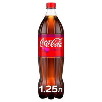 Coca-Cola Cherry Carbonated Drink 1.25l - buy, prices for Tavria V - photo 1