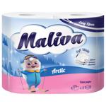 Туалетная бумага Maliva Арктика 3-слойная 4шт