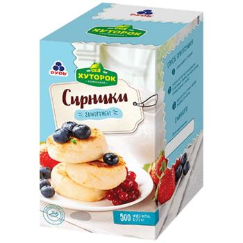 Khutorok Selyanskyy Frozen Cheese Pancakes 500g - buy, prices for MegaMarket - photo 1