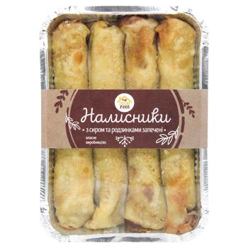 Налистники The Local Food домашние с сыром и изюмом свежемороженые 380г Налистники The Local Food домашние с сыром и изюмом свежемороженые 380г - купить, цены на - фото 2
