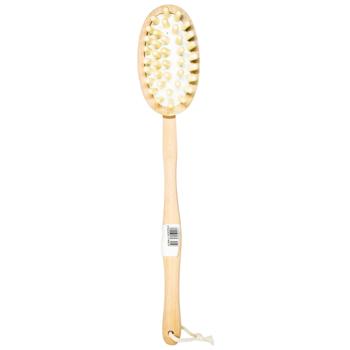 Double-Sided Bath Brush with Handle - buy, prices for MegaMarket - photo 2