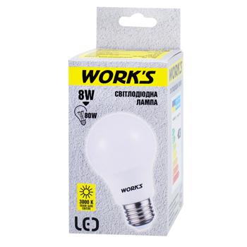 Лампа светодиодная Work's 8W E27 - купить, цены на Таврия В - фото 1