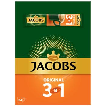 Напиток кофейный Jacobs 3в1 Original растворимый 12г x 24шт