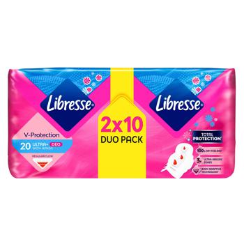 Libresse Ultra Normal Deo hygienical pads 4 drops 20pcs - buy, prices for Supermarket "Kharkiv" - photo 2