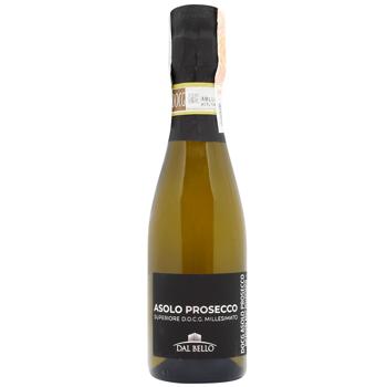 Вино игристое Dal Bello Asolo Prosecco Millesimato DOCG белое брют 11% 200мл