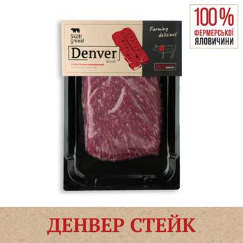 Шийно-лопаткова частина яловича Skott Smeat Denver Steak охолоджена ~500г - купити, ціни на МегаМаркет - фото 2