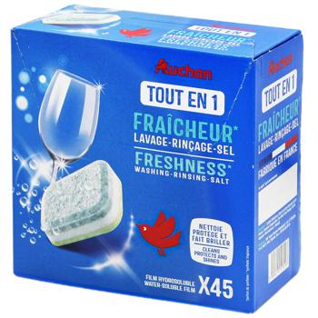 Auchan Dishwasher Tablets 45pcs