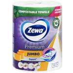 Рушники паперові Zewa Premium Jumbo 3-шарові