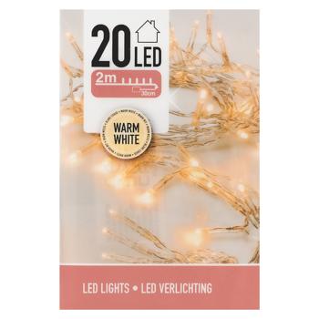 Koopman LED Garland 20lights 2m Garland + 0.3m Cable