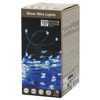 Гирлянда электрическая Koopman наружная 120 LED 15м холодный белый