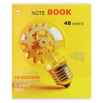 Tetrada Lined Notebook with Cardboard Cover 48 sheets - buy, prices for - photo 6