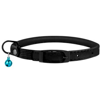 Barksi BronzeDog Premium шкіряний нашийник для котів XXS - чорний - купити, ціни на MasterZoo - фото 1
