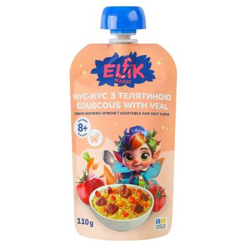 Elfik Magic Couscous with Veal Puree 110g - buy, prices for NOVUS - photo 1