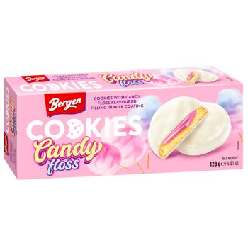 Bergen Cookies with Candy Floss Filling in Milk Coating 128g - buy, prices for - photo 2