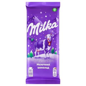 Шоколад молочный Milka 90г - купить, цены на NOVUS - фото 1