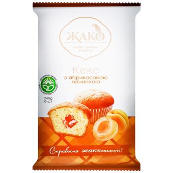 Кекс Жако з абрикосовою начинкою 240г - купити, ціни на Епіцентр FOOD - фото 1