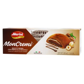 Marini Moncremi Cookies with Hazelnut Cream 150g - buy, prices for - photo 1