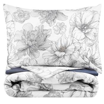 Ardesto Gloria Blue Peonies Bedding Set 2-bedroom - buy, prices for - photo 5
