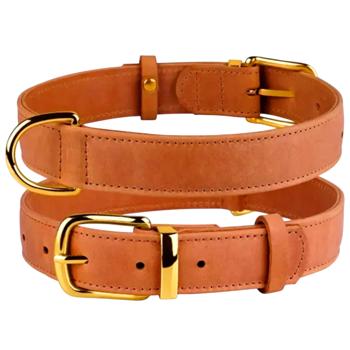 Barksi BronzeDog Crazy Тауні шкіряний нашийник для собак XXS - коричневий - купити, ціни на MasterZoo - фото 2