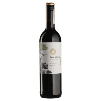 Savanha Pinotage Shiraz Spier Wines Red Dry Wine 14.5% 0.75l - buy, prices for ULTRAMARKET - photo 1