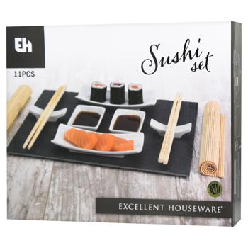 Excellent Houseware Sushi Set 11pcs - buy, prices for Auchan - photo 1