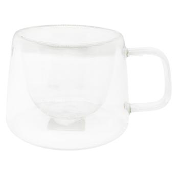 Double Glass Cup 200ml 955-14-64604 - buy, prices for COSMOS - photo 1