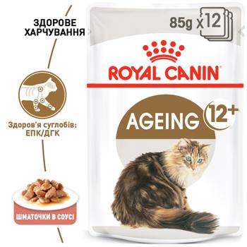 Корм влажный Royal Canin Ageing 12+ с домашней птицей для пожилых кошек 85г - купить, цены на MasterZoo - фото 2