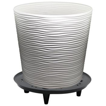 Вазон Алеана Ф'южн какао низький 30х28,5см - купити, ціни на METRO - фото 1