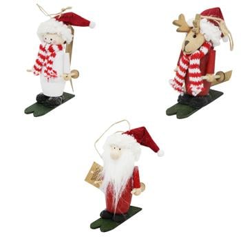 Koopman Snowman Christmas Tree Decoration 9х6х11cm in Assortment - buy, prices for - photo 1