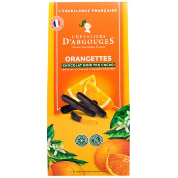 Chevaliers d'Argouges Candied Orange in Dark Chocolate 160g - buy, prices for - photo 4