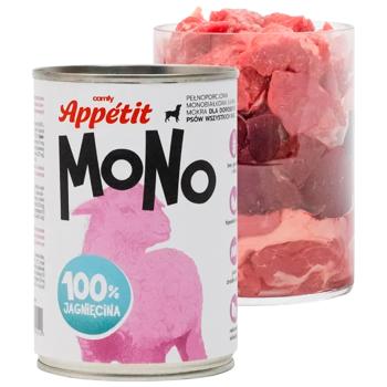 Comfy Appetit Mono Wet Food with Lamb for Dogs of All Breeds 400g - buy, prices for MasterZoo - photo 3