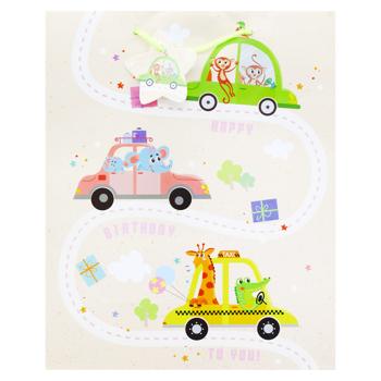 Пакет подарунковий Art Studio of Happiness паперовий 26х32х12см - купити, ціни на КОСМОС - фото 1