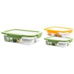 Контейнер Herevin Container-Green-Peach герметичный 1,3л