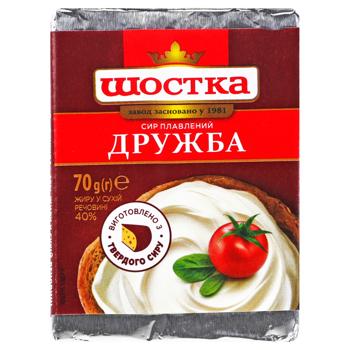Shostka Druzhba Processed Cheese 40% 70g - buy, prices for EKO Market - photo 3