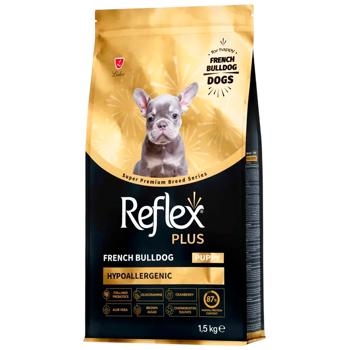 Корм сухий Reflex Plus French Bulldog Puppy з куркою для цуценят породи англійський бульдог 1,5кг - купити, ціни на MasterZoo - фото 1